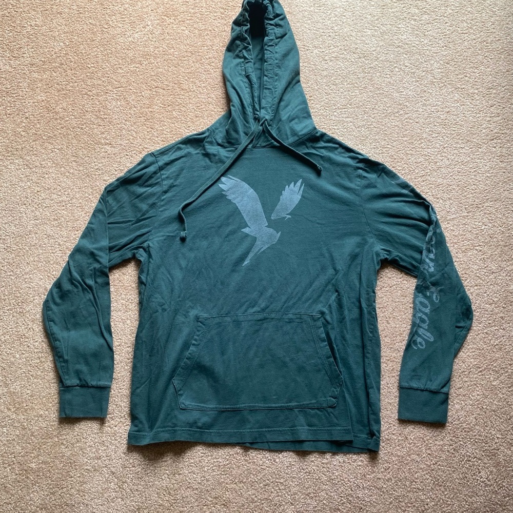 American Eagle Outfitters Green Pullover Sweater